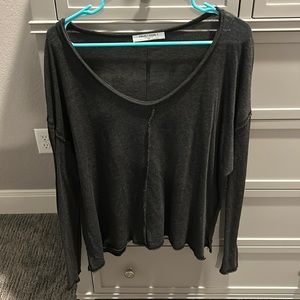 Large long sleeve black sweater by project social T Los Angeles
